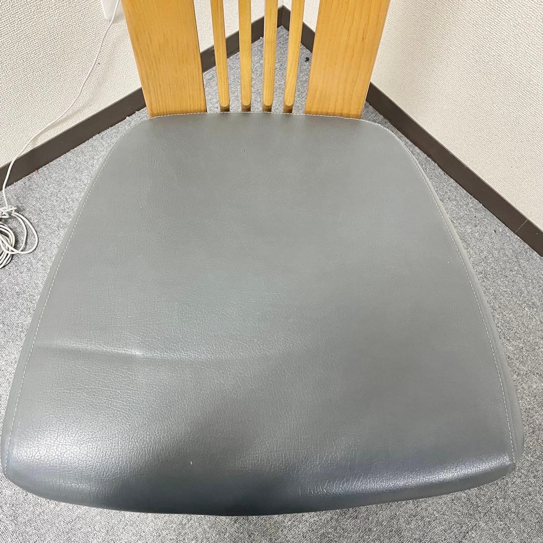 カリモク CD34モデル ダイニングチェア 合成皮革張 オーク材② F