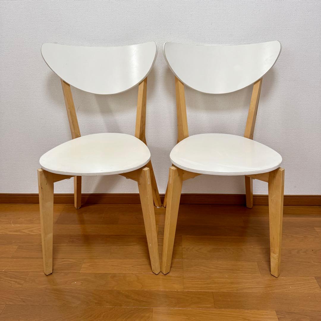 【送料込み】IKEA チェア NORDMYRA ノールドミーラ 2脚