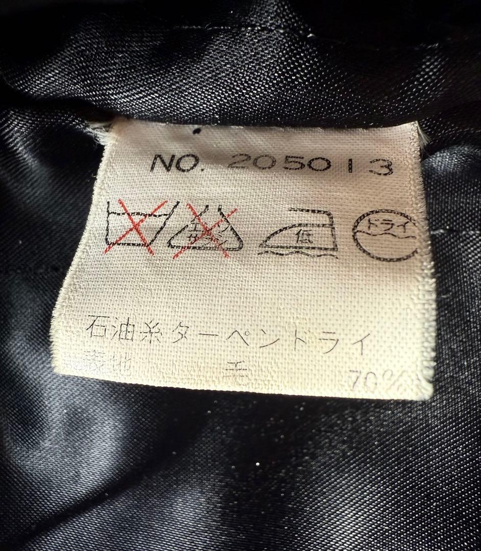 希少　短丈ボックスシルエット　ヴィンテージ　 スタジャン 襟レザー