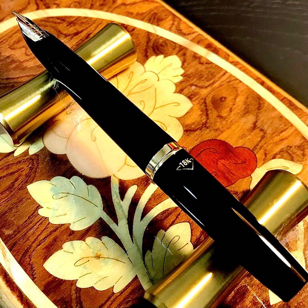 ☆超お勧め☆美しいパイロットエリート万年筆（M)18K