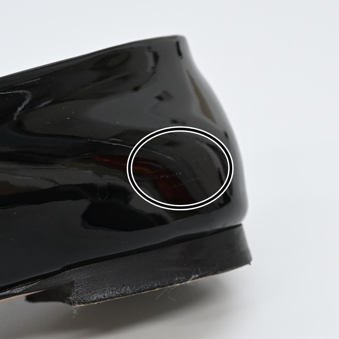 ■ □ 47369★年 ジャンヴィト ロッシ パンプス エナメル ブラック