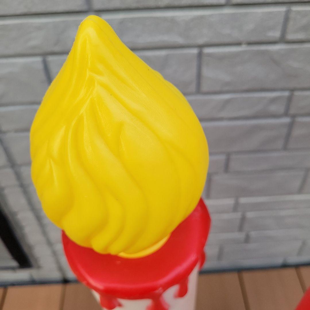 NOELデザインの電飾キャンドル　2本セット希少 クリスマス