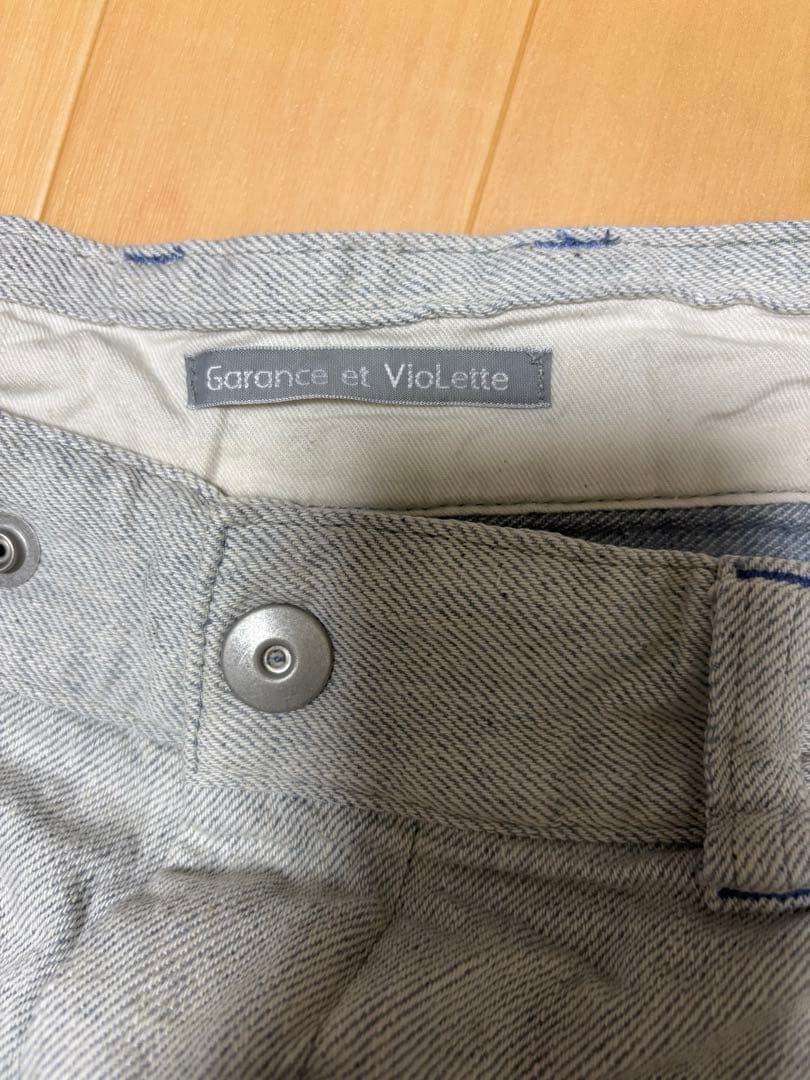 Garance et VioLette❤️新品✨️デニムダブル二ーペインターパンツ