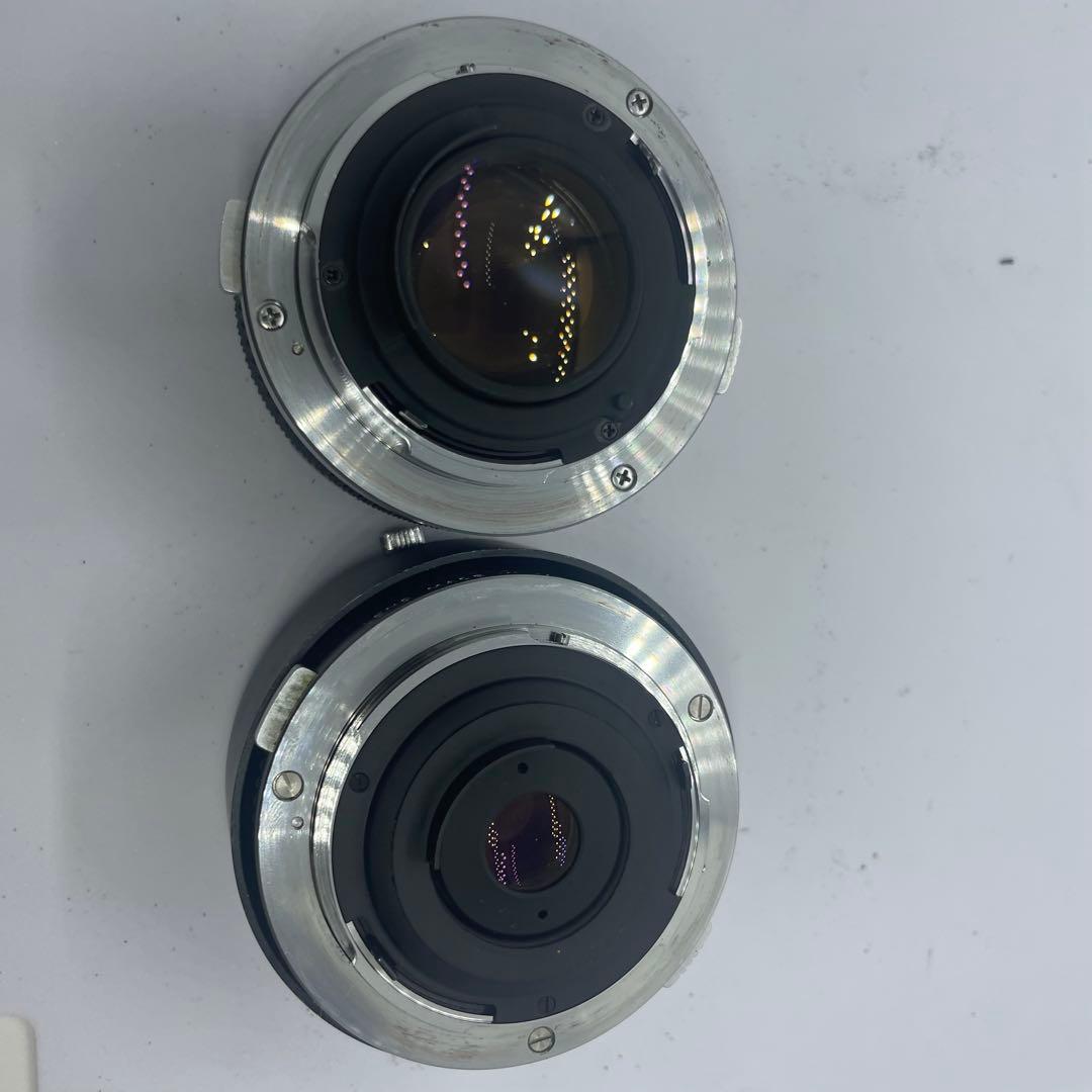 【完動品】OLYMPUS OM-1 50mm f/1.8と28mm f3.5