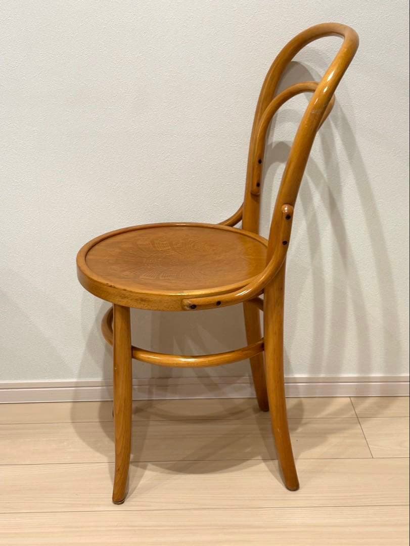 秋田木工 ダイニングチェア 軽量 曲木 ブナ 2脚セット