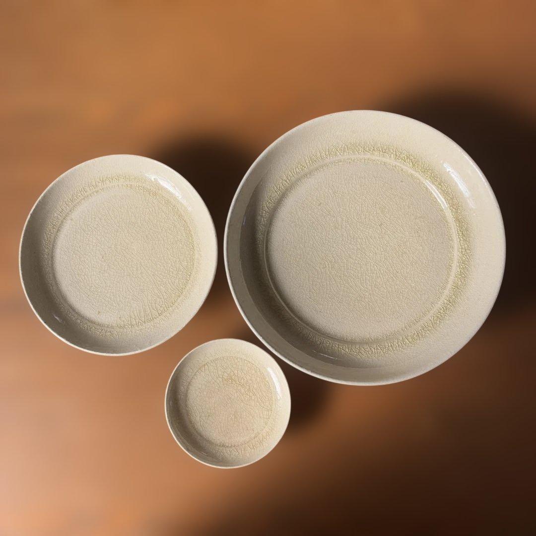 田中大喜さんの台皿大中小3点　新品未使用