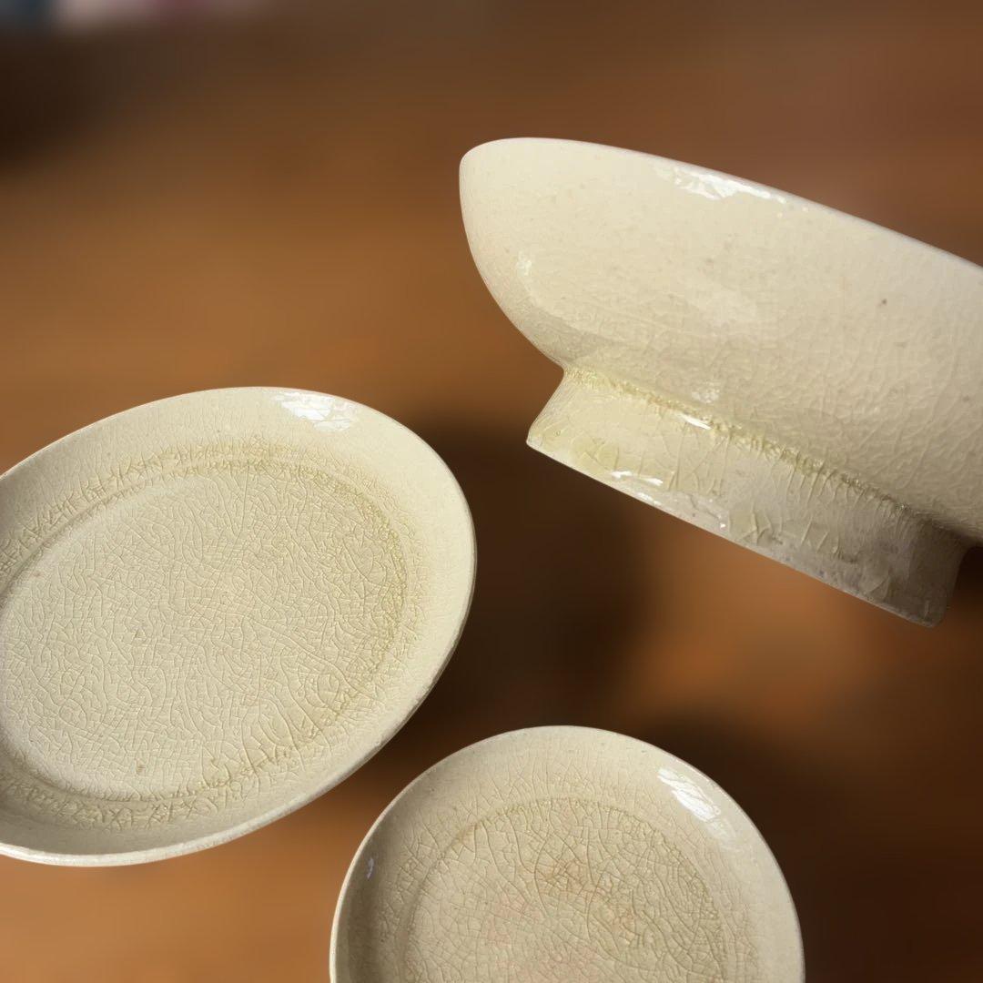 田中大喜さんの台皿大中小3点　新品未使用