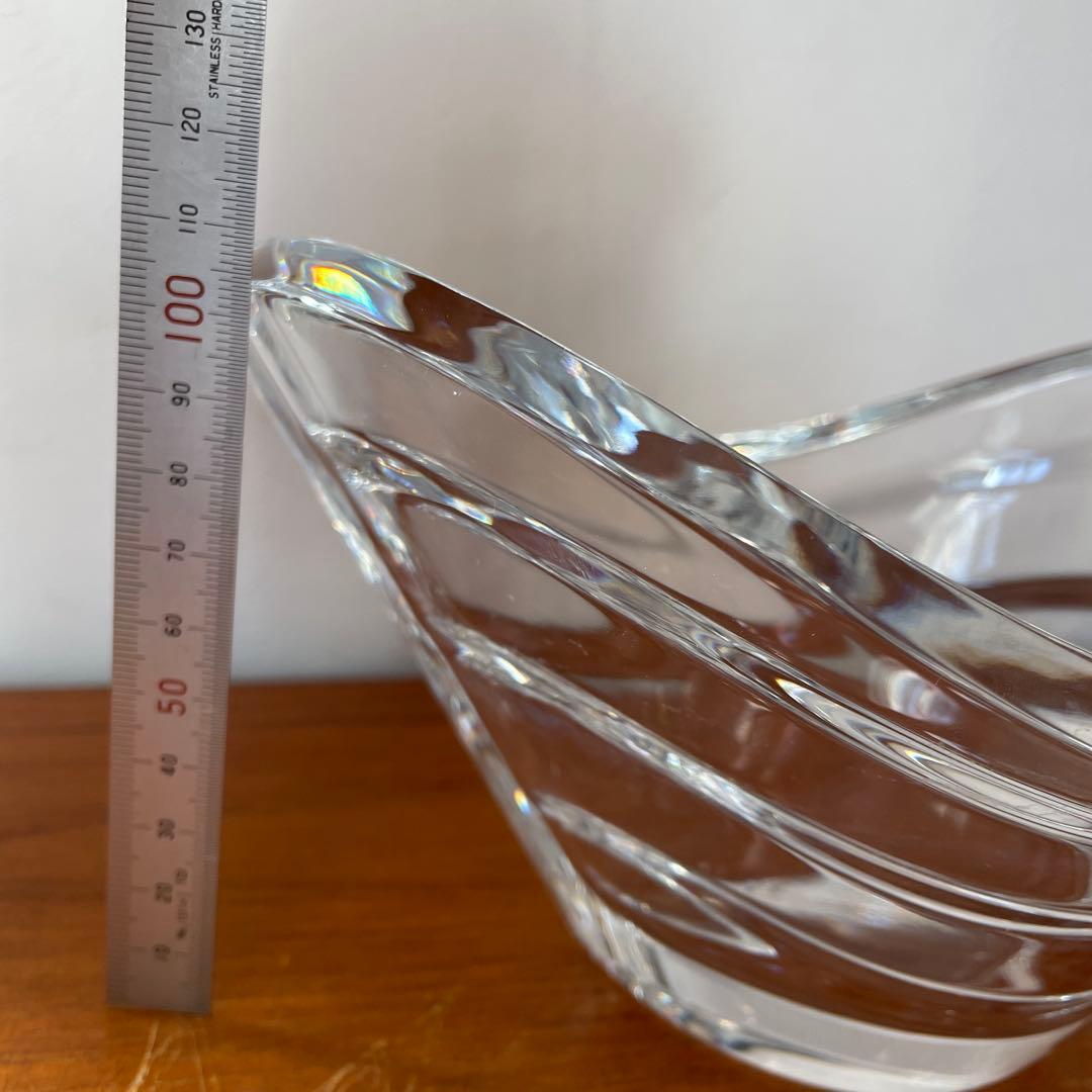 BACCARAT ウェーブボウル　バカラ　花瓶　花器　フラワーベース
