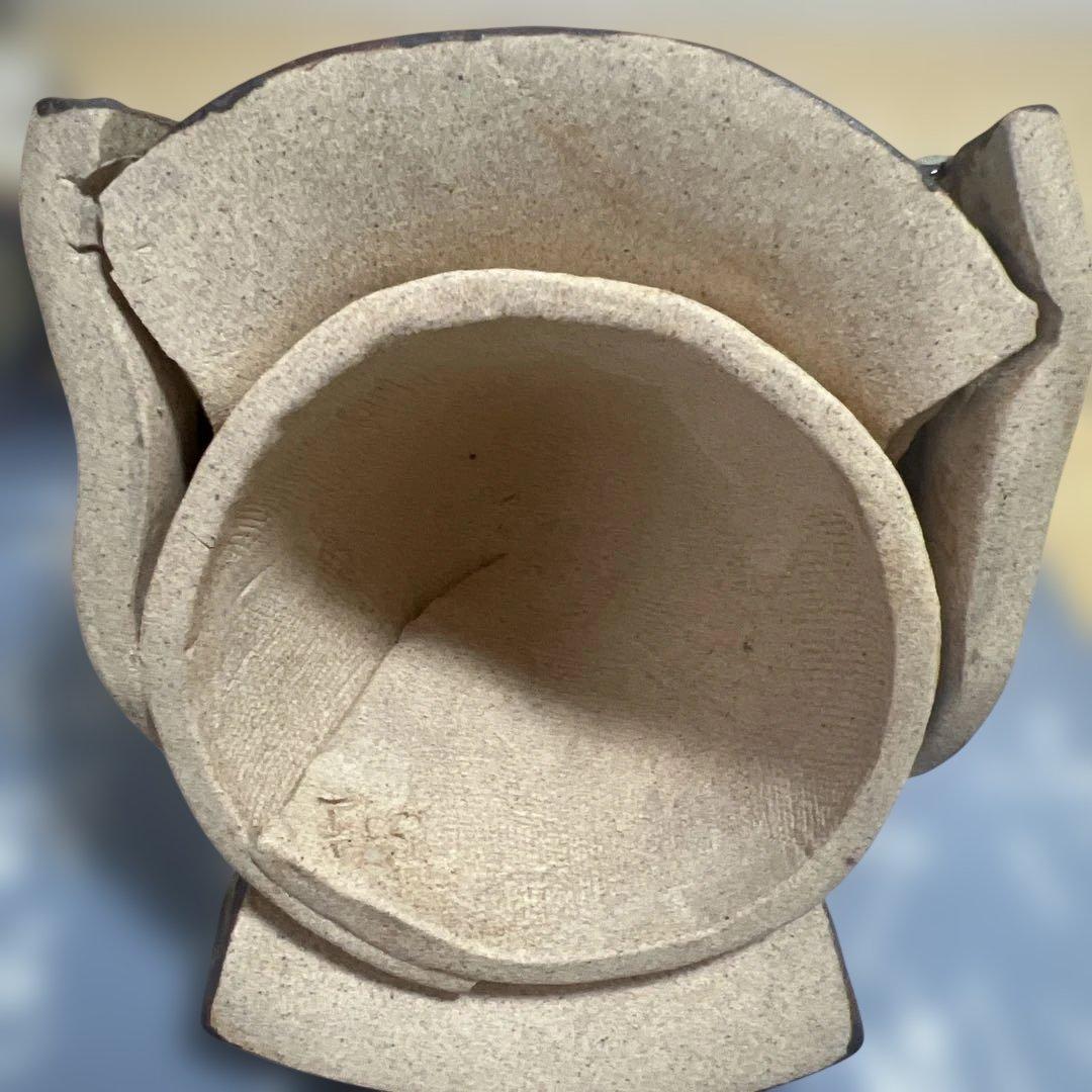 益子焼　お雛様飾り　ヴィンテージ