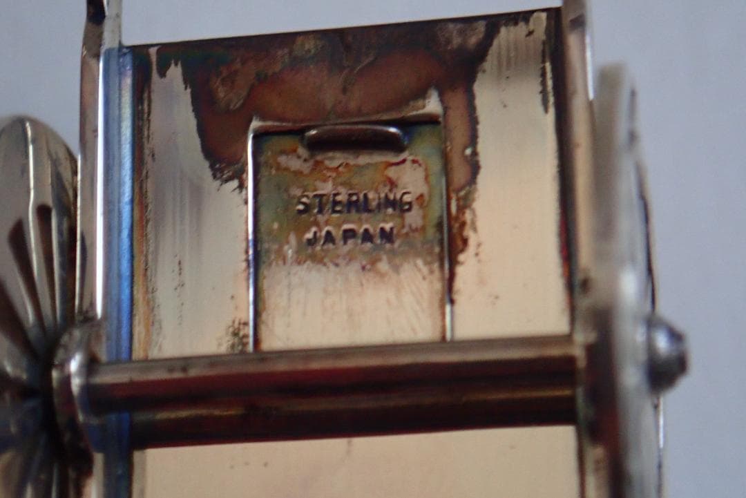 香合 御所車型 2個 銀