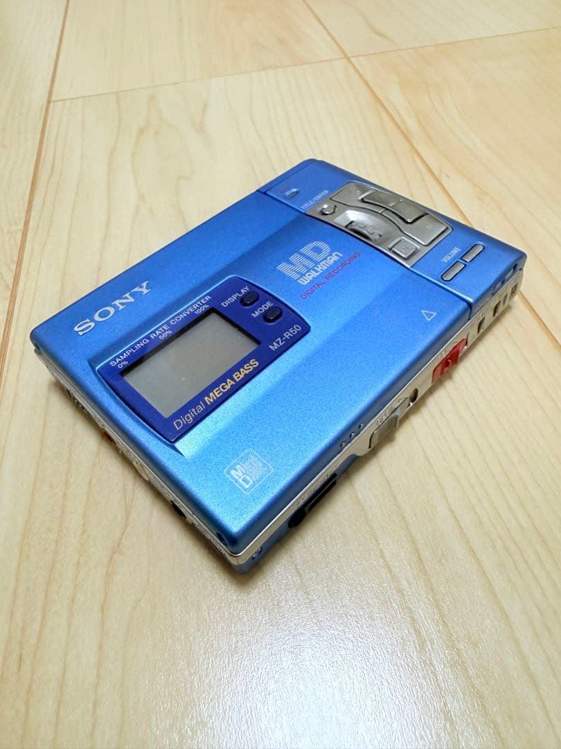 ポータブルプレーヤー sony MD Walkman MZ-R50. used