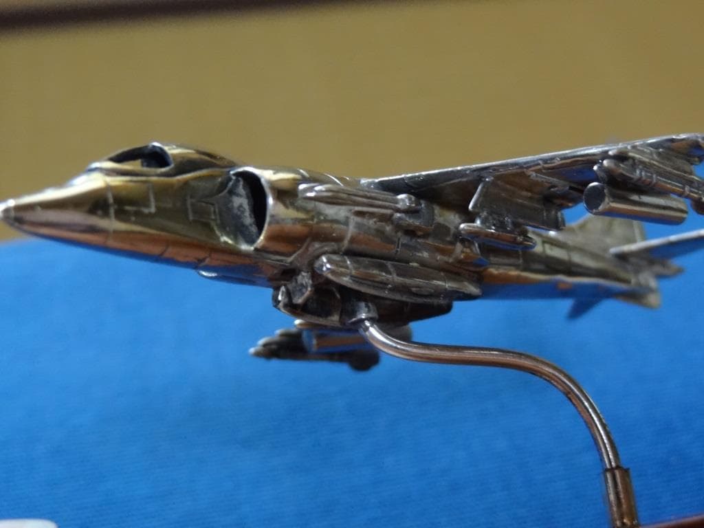 イタリア製 メデゥーサ社 925シルバー製 AV-8B ハリアーⅡ攻撃機