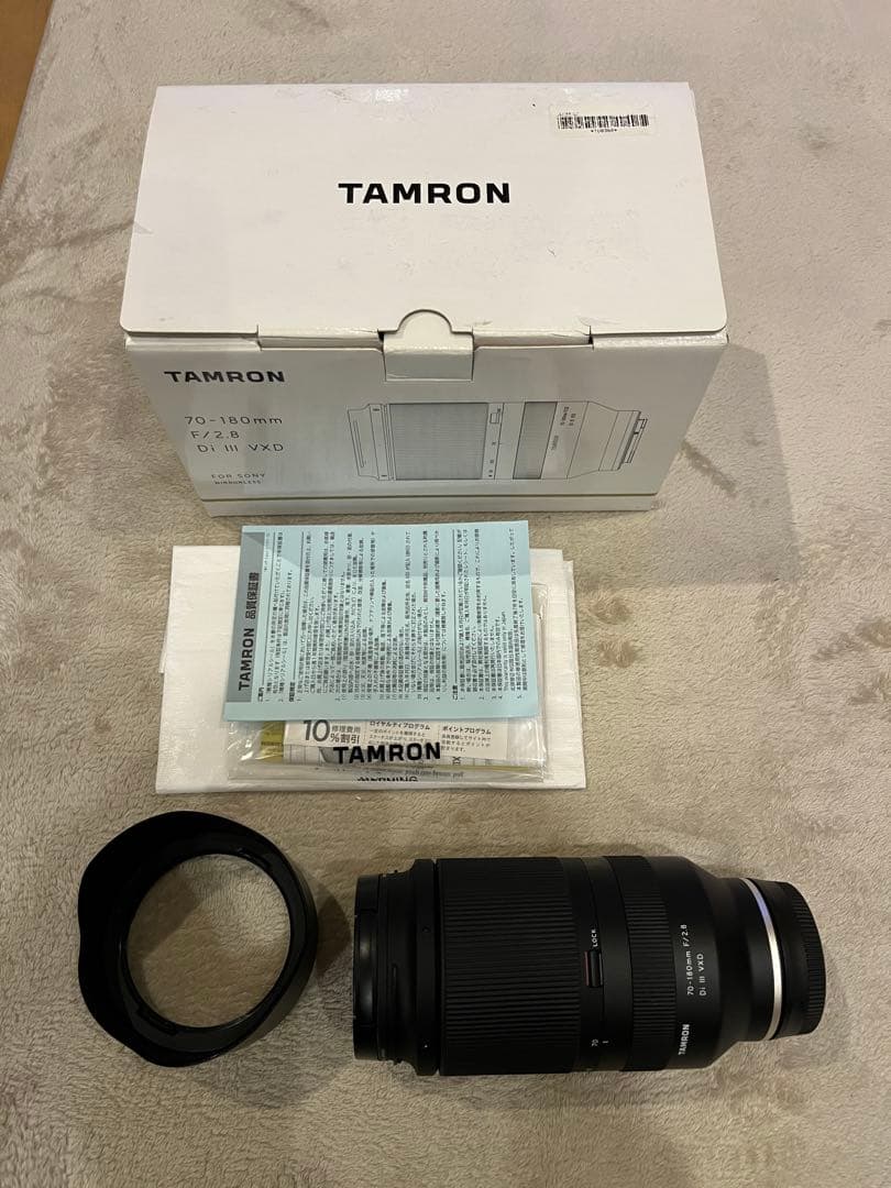 TAMRON タムロン 70-180mm f2.8 Di Ⅲ VXD ソニー