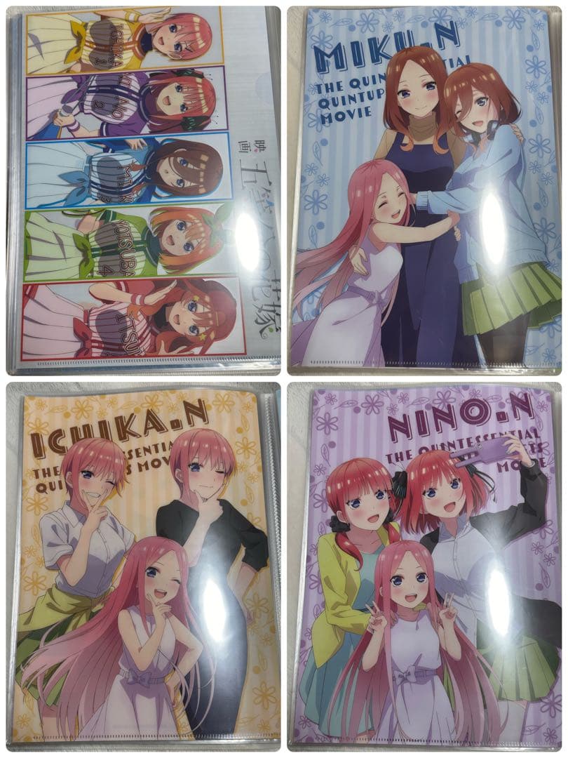 五等分の花嫁　クリアファイル　まとめ売り