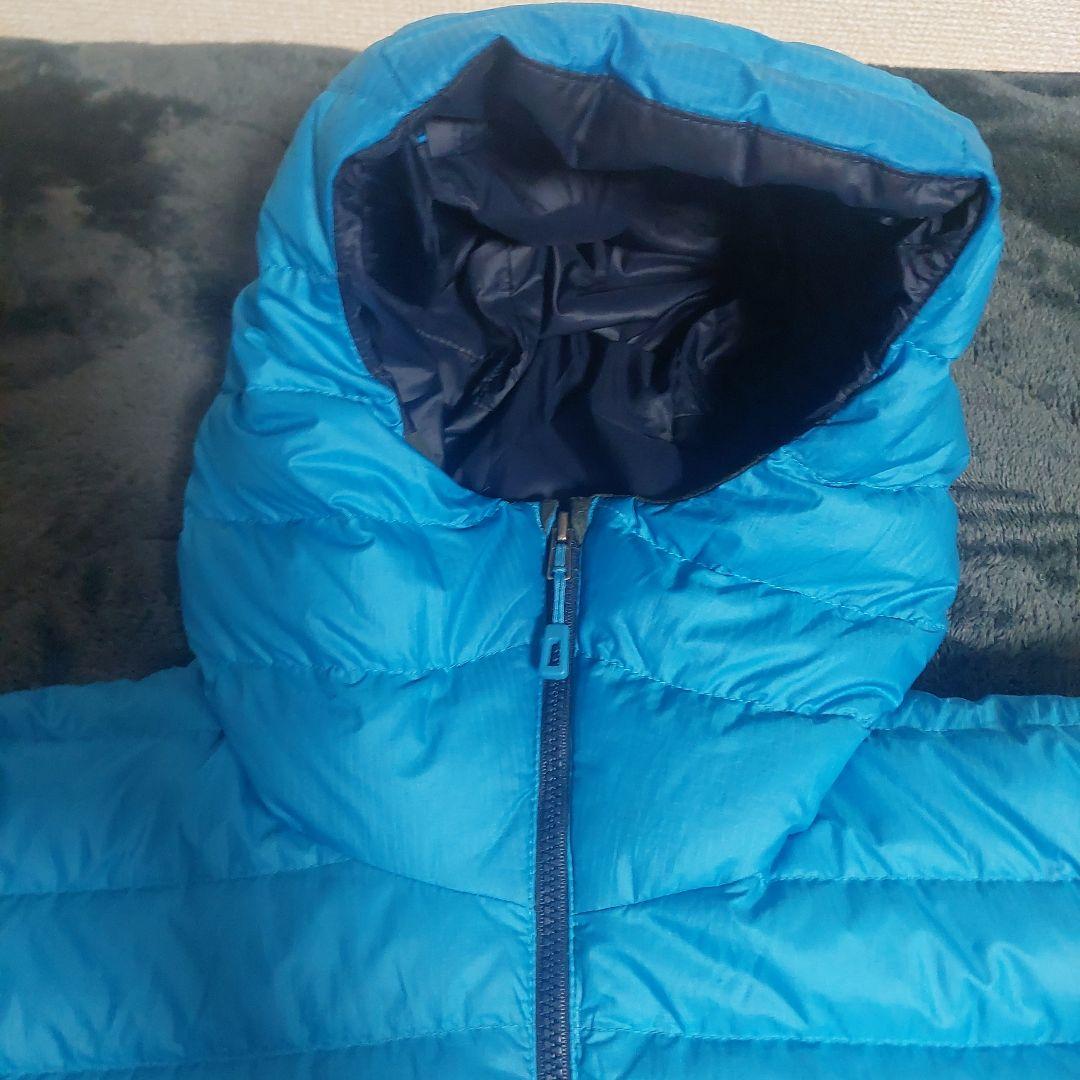 patagonia ダウンセーター フーディー STY8470 FA14 青 M