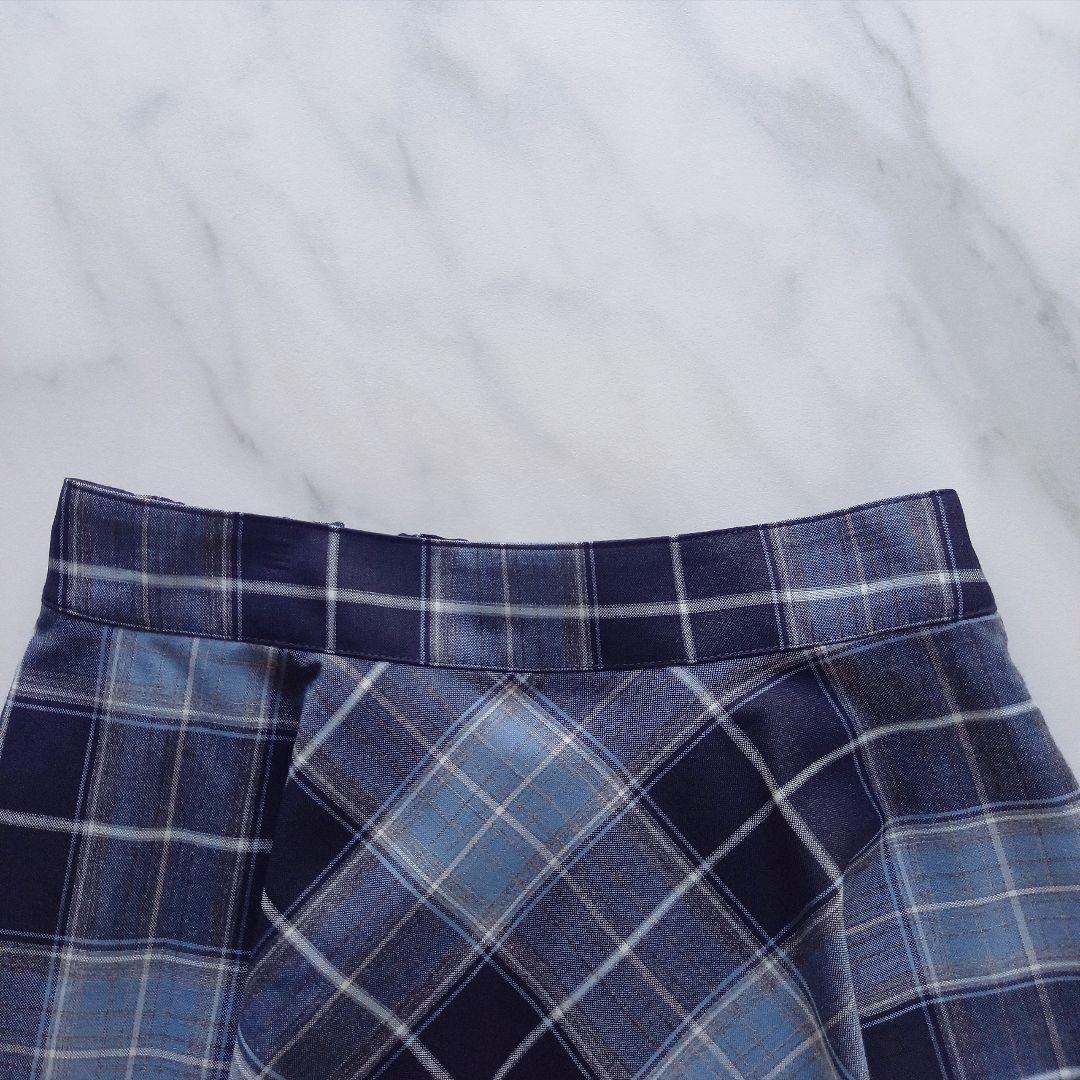 ポンポネット♥️150 卒服　卒業　お受験　フォーマル　青　チェック　冠婚葬祭