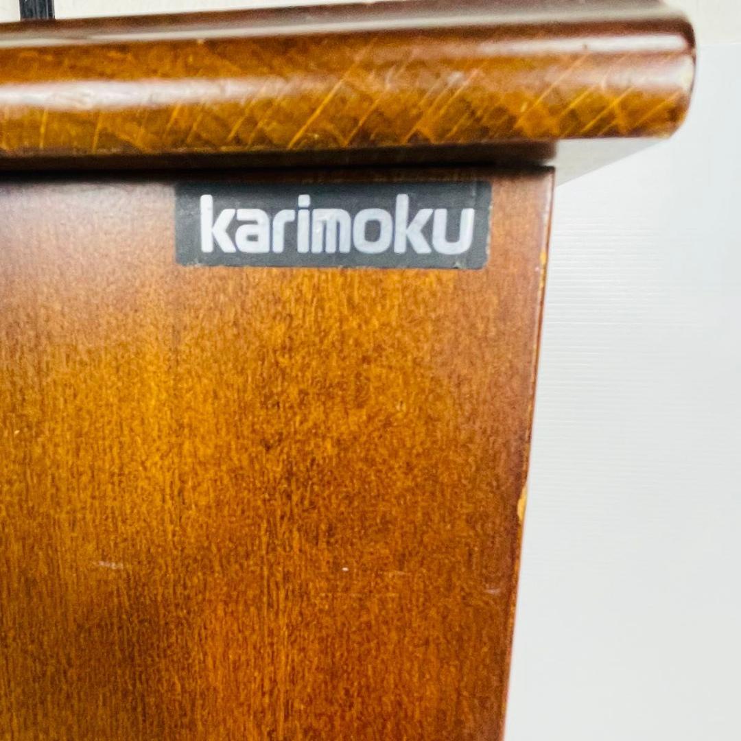 KARIMOKU カリモク 家具 靴箱　スリッパラック　アンティーク 昭和レトロ
