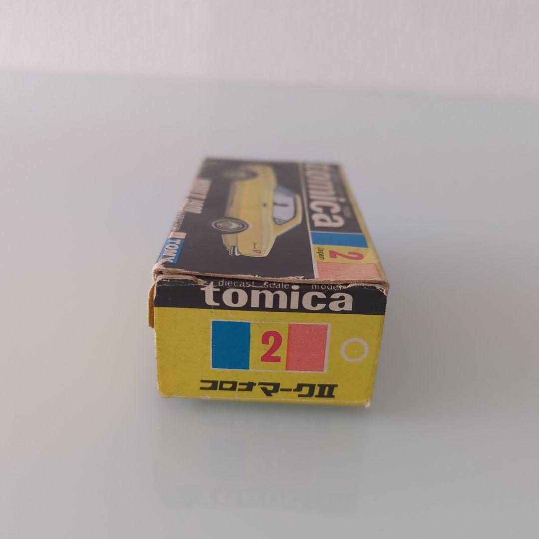 お値下げ【希少】1A 黒箱トミカ コロナマークII 1900ハードトップ色指定箱