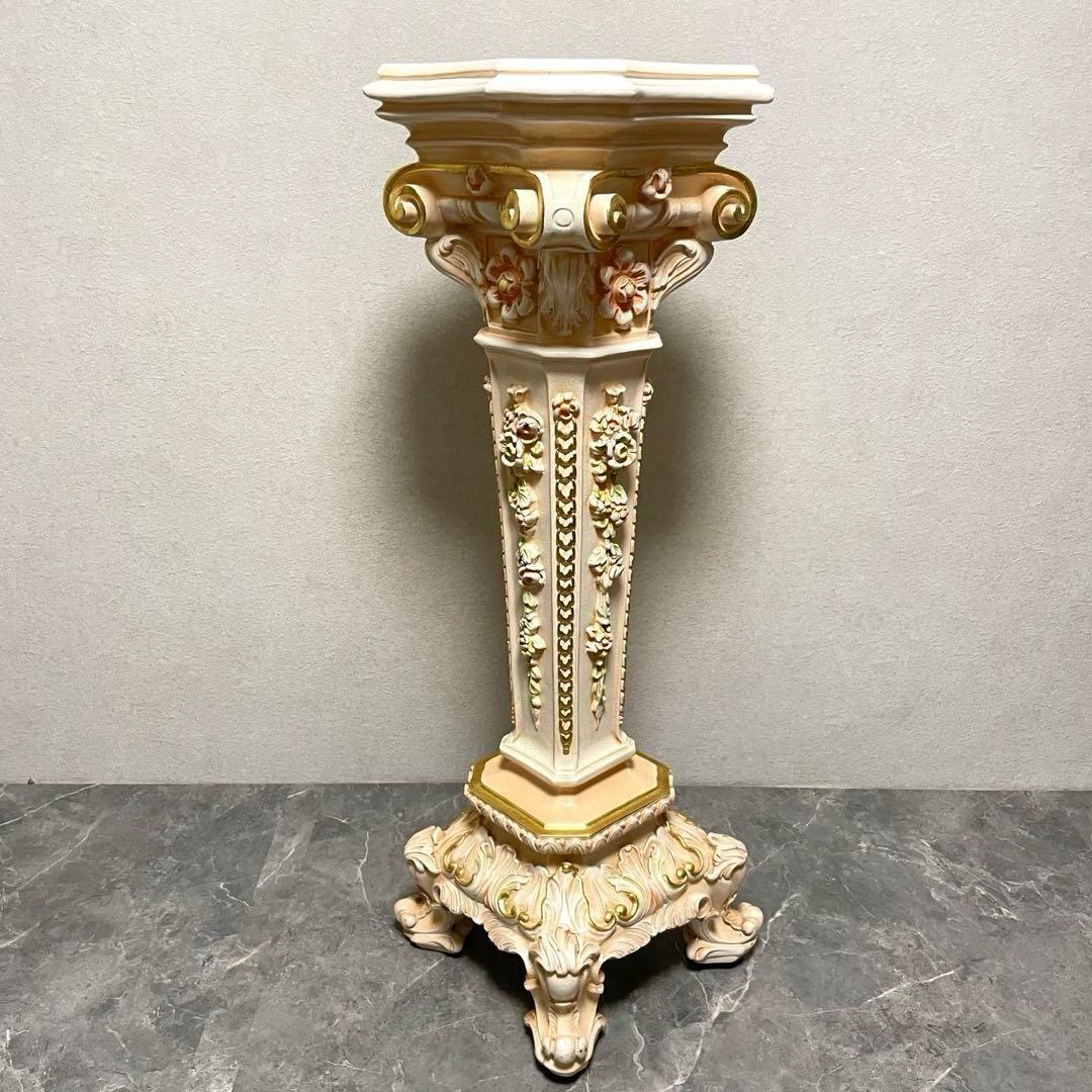 イタリア　ロココ調　SILIK(シリック)　フラワースタンド　花台　飾り台