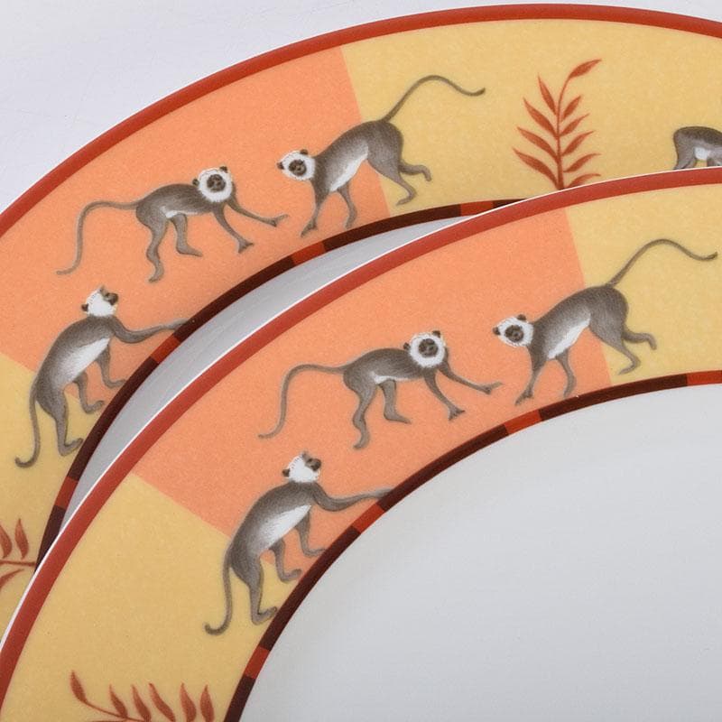 HERMES　エルメス　アフリカシリーズ　ペアプレート　箱付　M　R9131