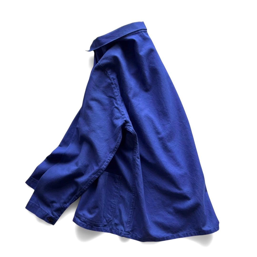 【80s】フランス製ワークジャケット/コットンツイル/ ink blue