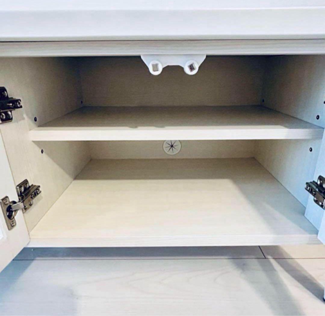 750【幅120完成品発送✴︎送料込】￥79,800／フランフラン風シャビーシック