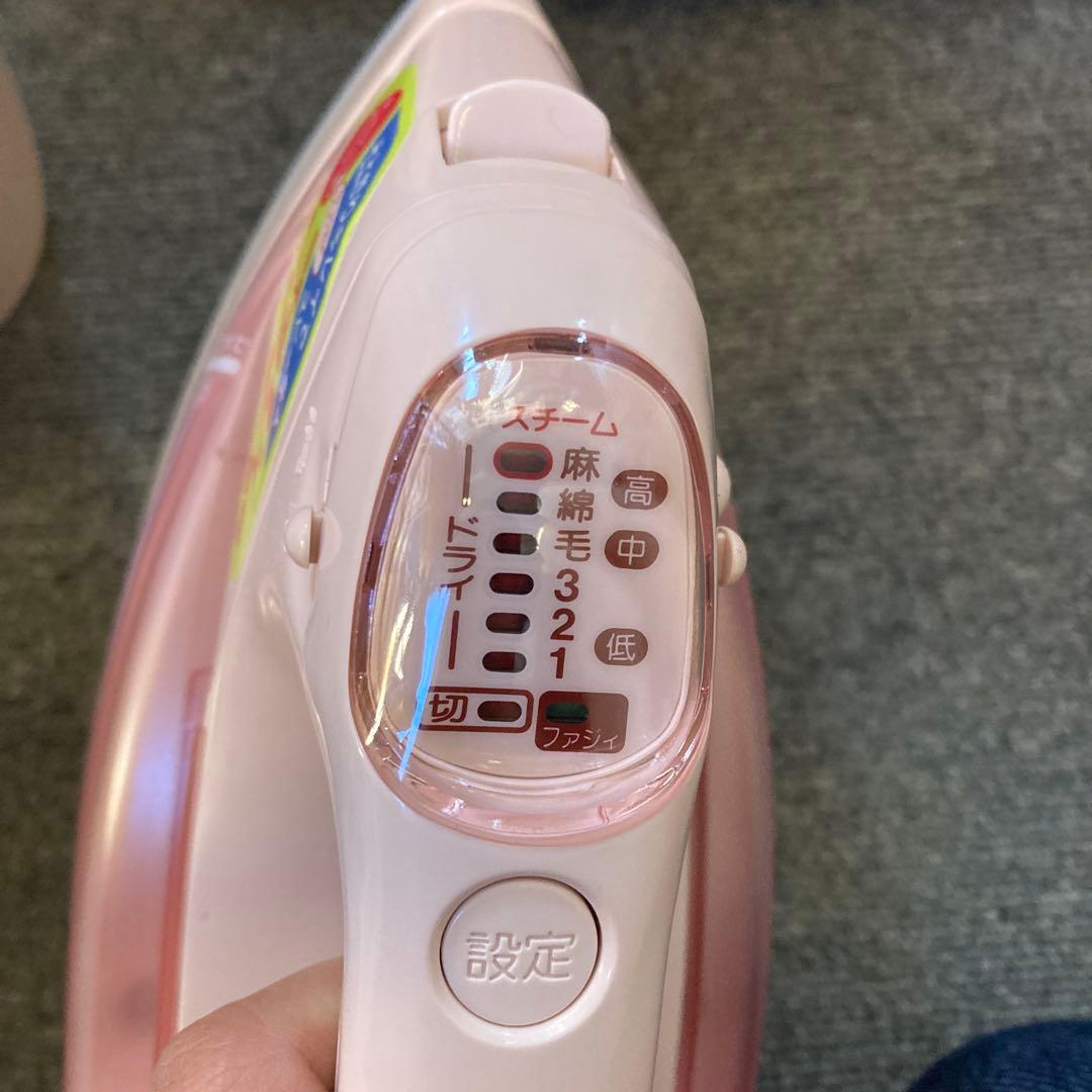 バブル期のTOSHIBA EXCIMA スチームアイロン ピンク