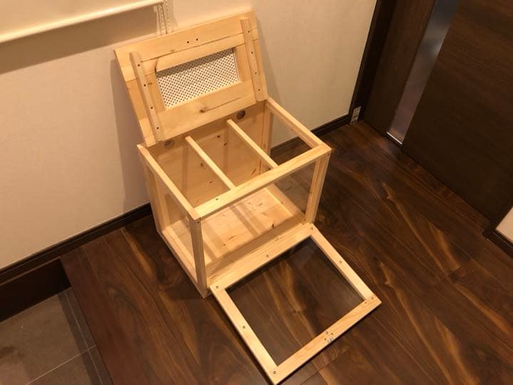 新品 木製 ケージ ハリネズミ ハムスター 小動物 爬虫類 送料込み 飼育用品