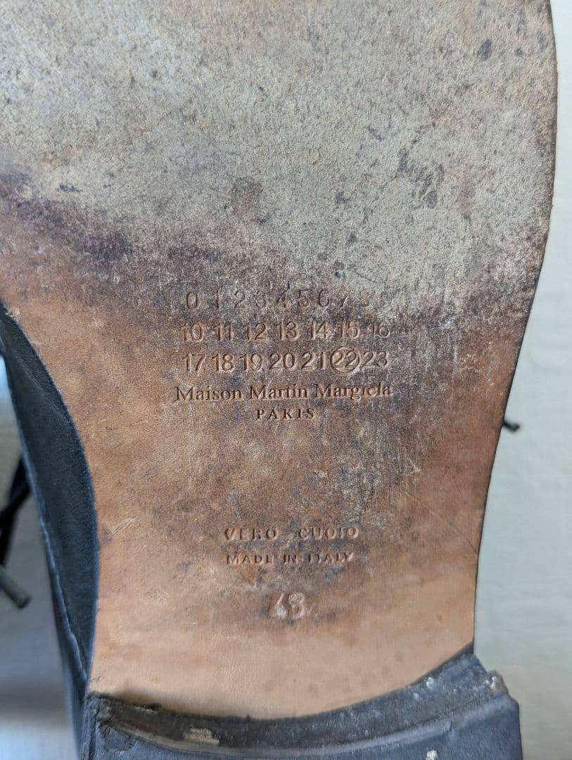 【A】Martin Margiela レースアップブーツ 43