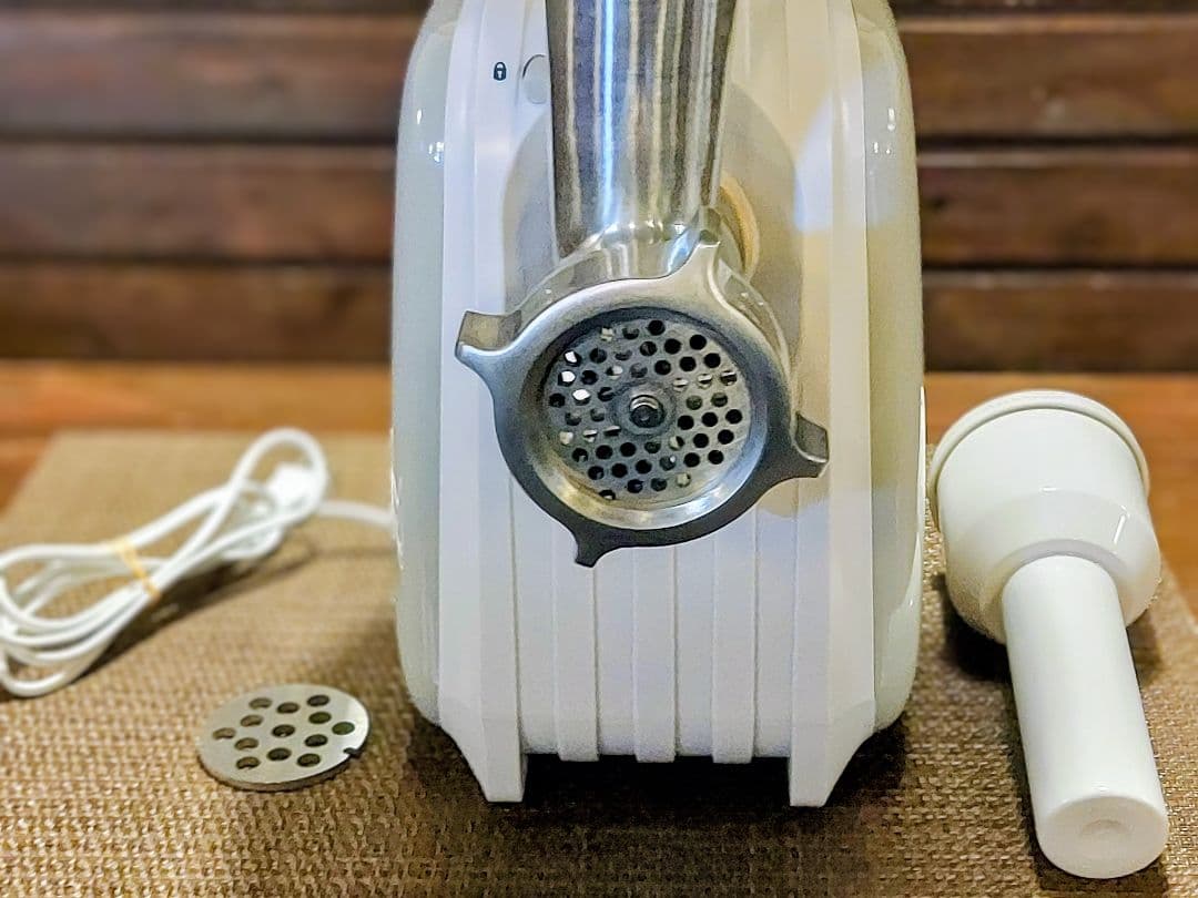 電動ミンサー 挽き肉製造機 HMM-5(G) 2種カットプレート付き