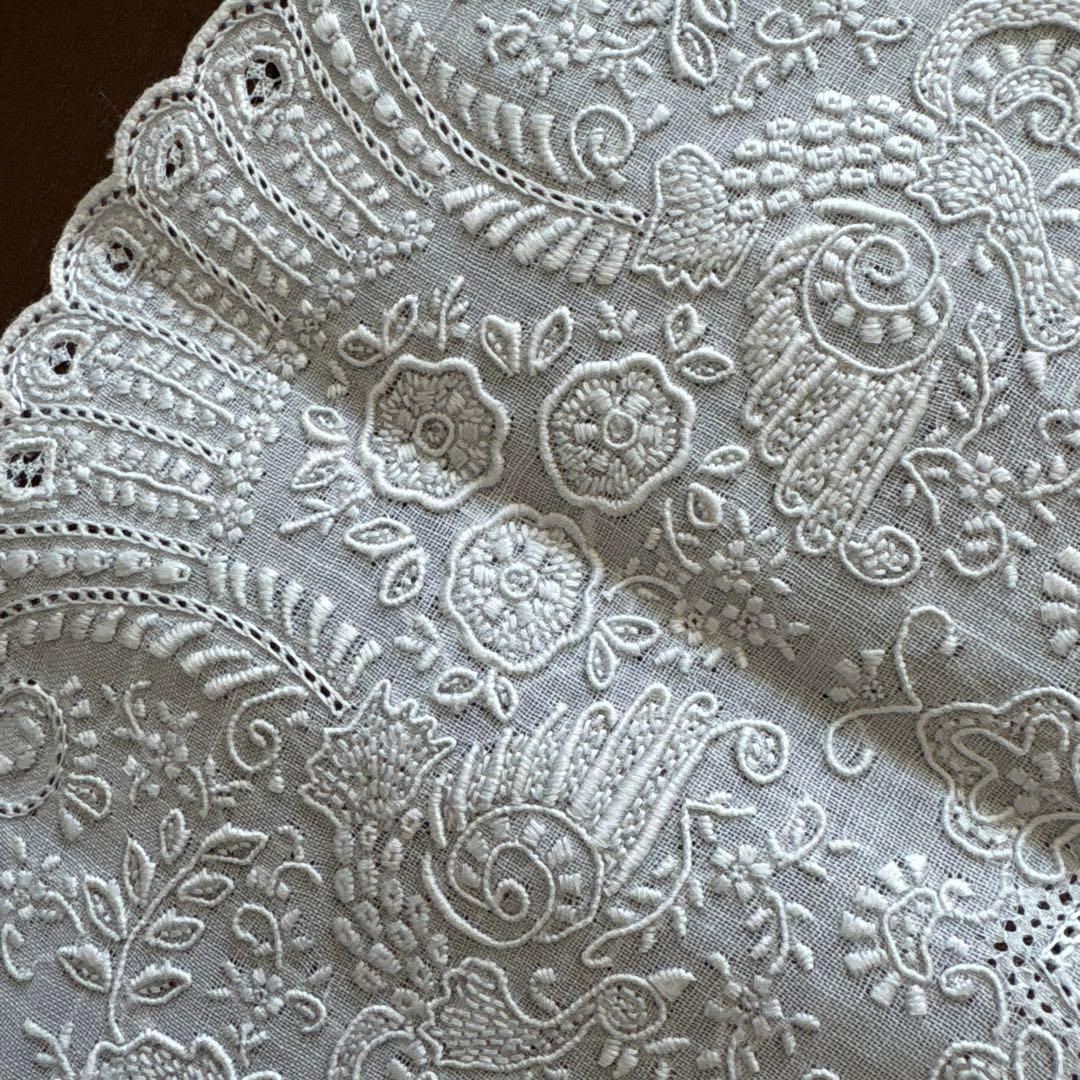 スワトウ　ハンカチ　汕頭　鳳凰　刺繍　SWATOW 花柄