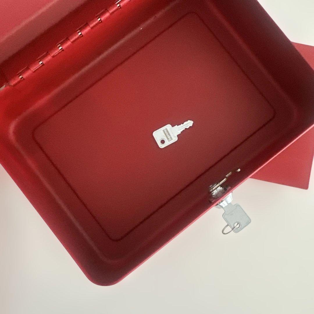 Supreme レッド収納ボックス6個セット