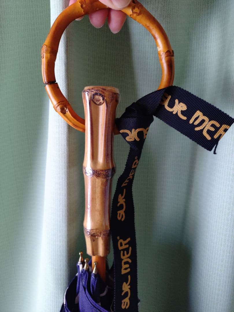 SUR MER parasol 日傘 バンブーハンドル UVカット 長傘