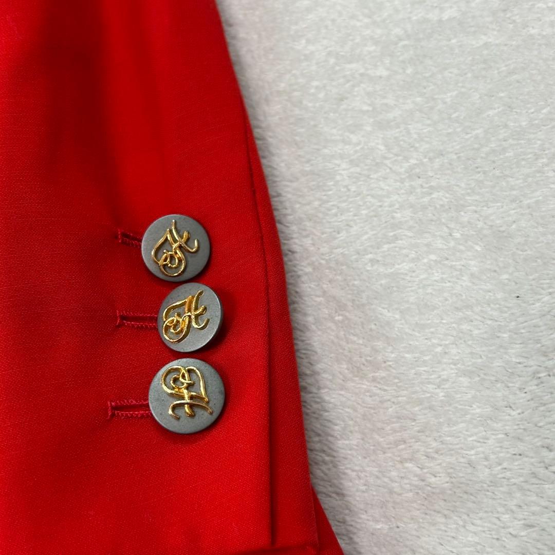 J403 美品 L 42 エルメス シングル ロング丈 JKT レディース