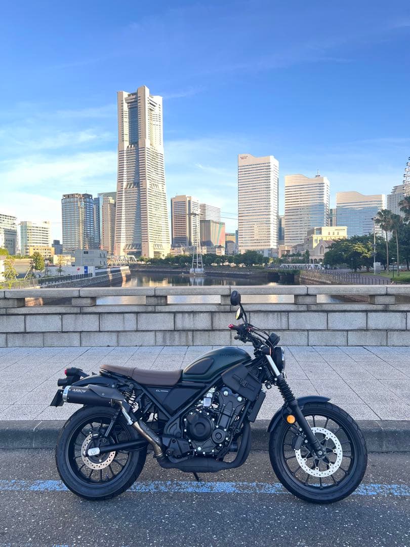 CL250 500用　ARROW EXHAUST ブラック マフラー　ホンダ