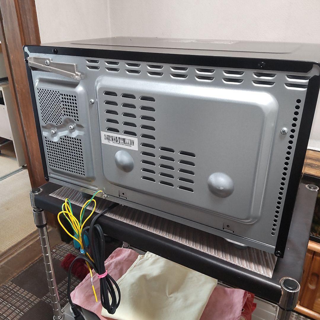 山善 フラットオーブンレンジ 2021年製造PRS-F160V(B) 1,3kw