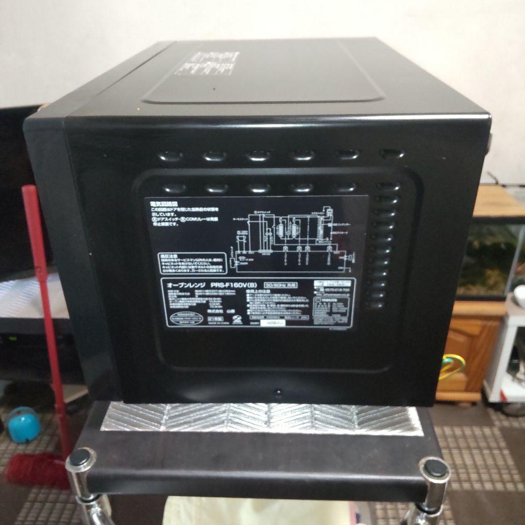 山善 フラットオーブンレンジ 2021年製造PRS-F160V(B) 1,3kw