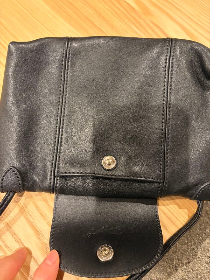 LONGCHAMP ロンシャン ショルダーバッグ ルプリアージュ キュイール