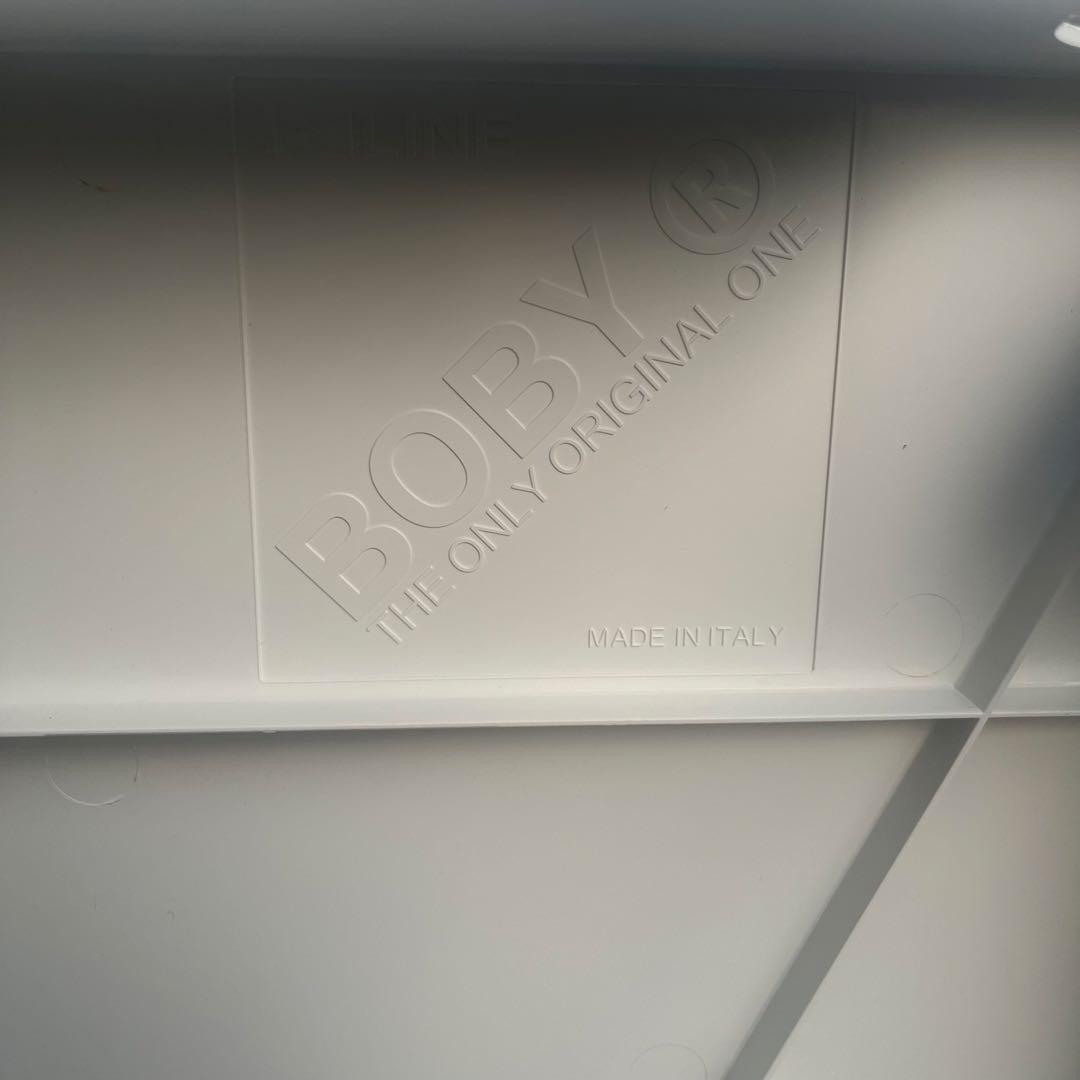 【良品】BOBY WAGON ボビーワゴン 3段5トレイ WHITE