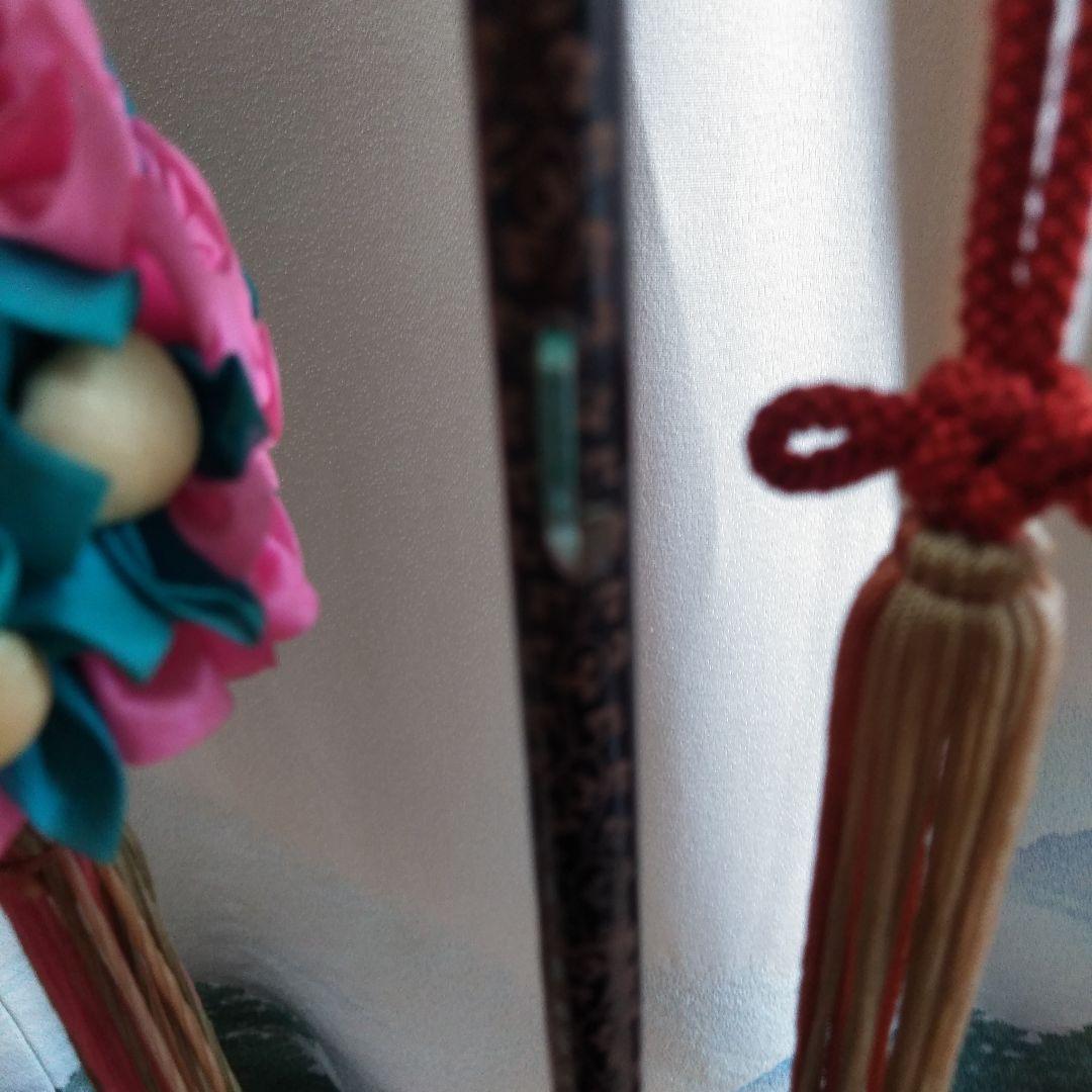 古Aー5　　雛飾り　 吊りくす玉飾り　つまみ細工