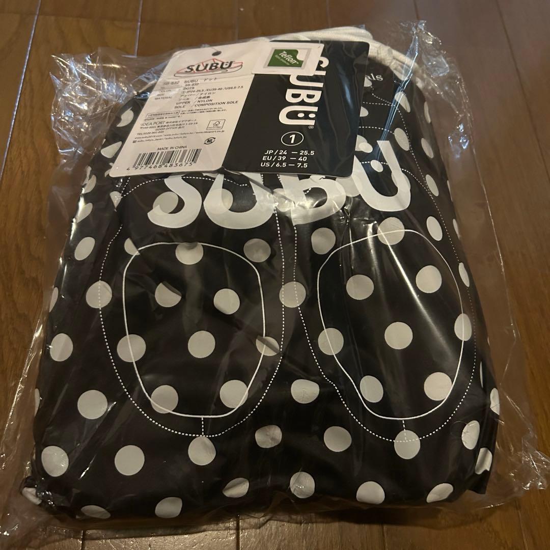 SUBU ドット柄 厚底サンダル 24〜25.5cm サイズ1