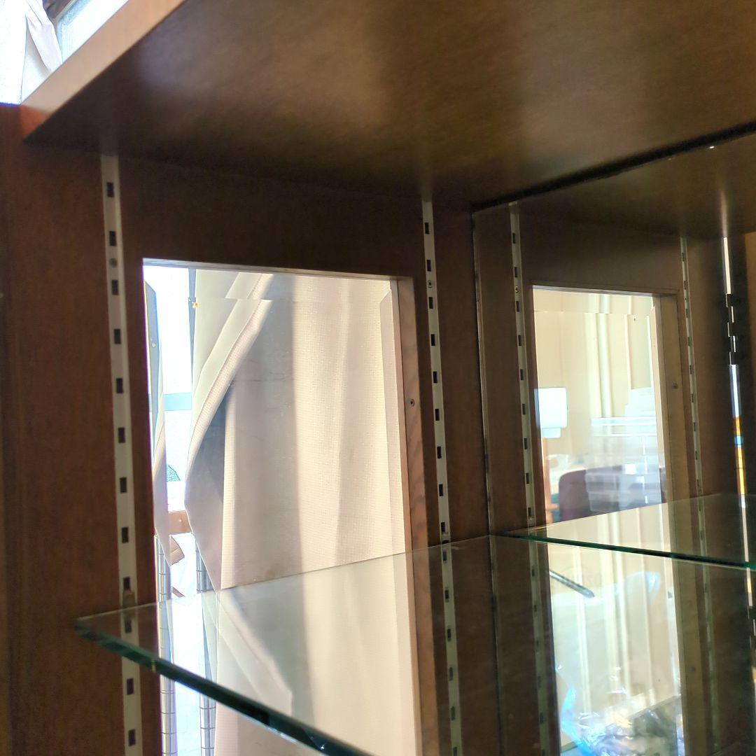 飾り棚 ガラス　ショーケース　ガラスケース　木製キャビネット　キャビネット　飾棚