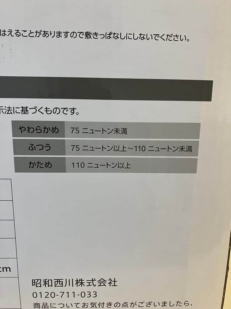 新品 未使用 昭和西川 Body Rest 高反発マットレス シングル 送料込