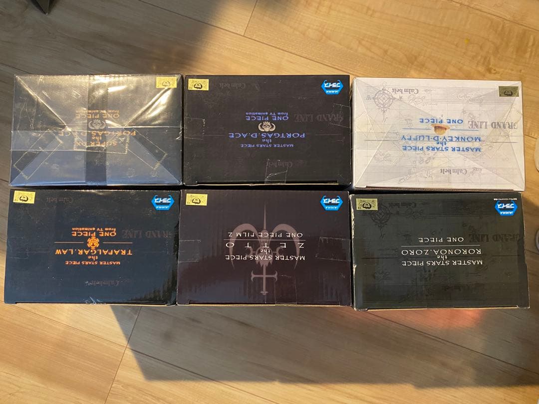 マスタースターズピース　フィギィア　エース　ルフィ　ゾロ　ロー　ゼット