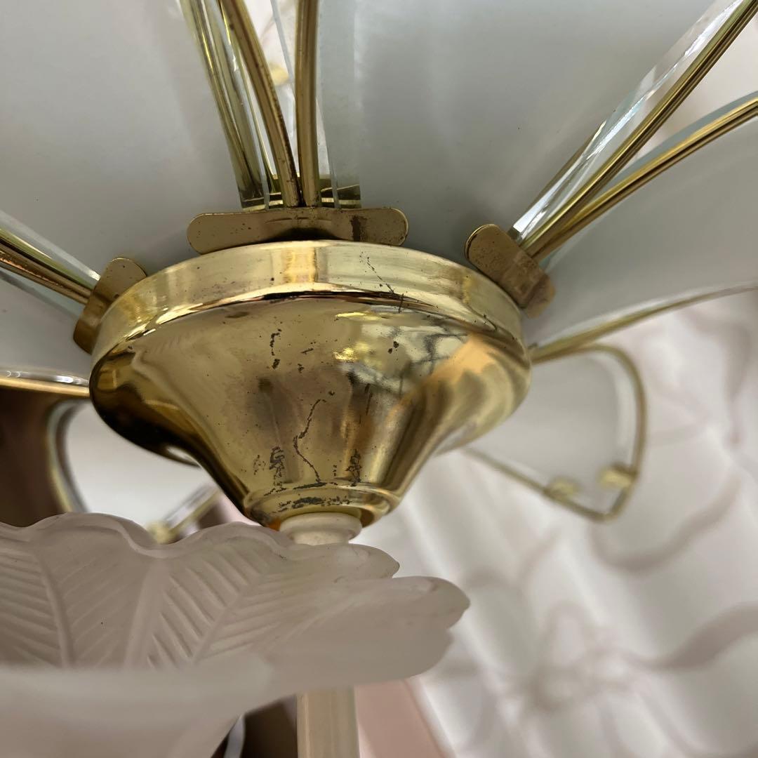 アンティーク　フロアライト　フラワーライトスタンド　★購入者様引き取り限定商品★