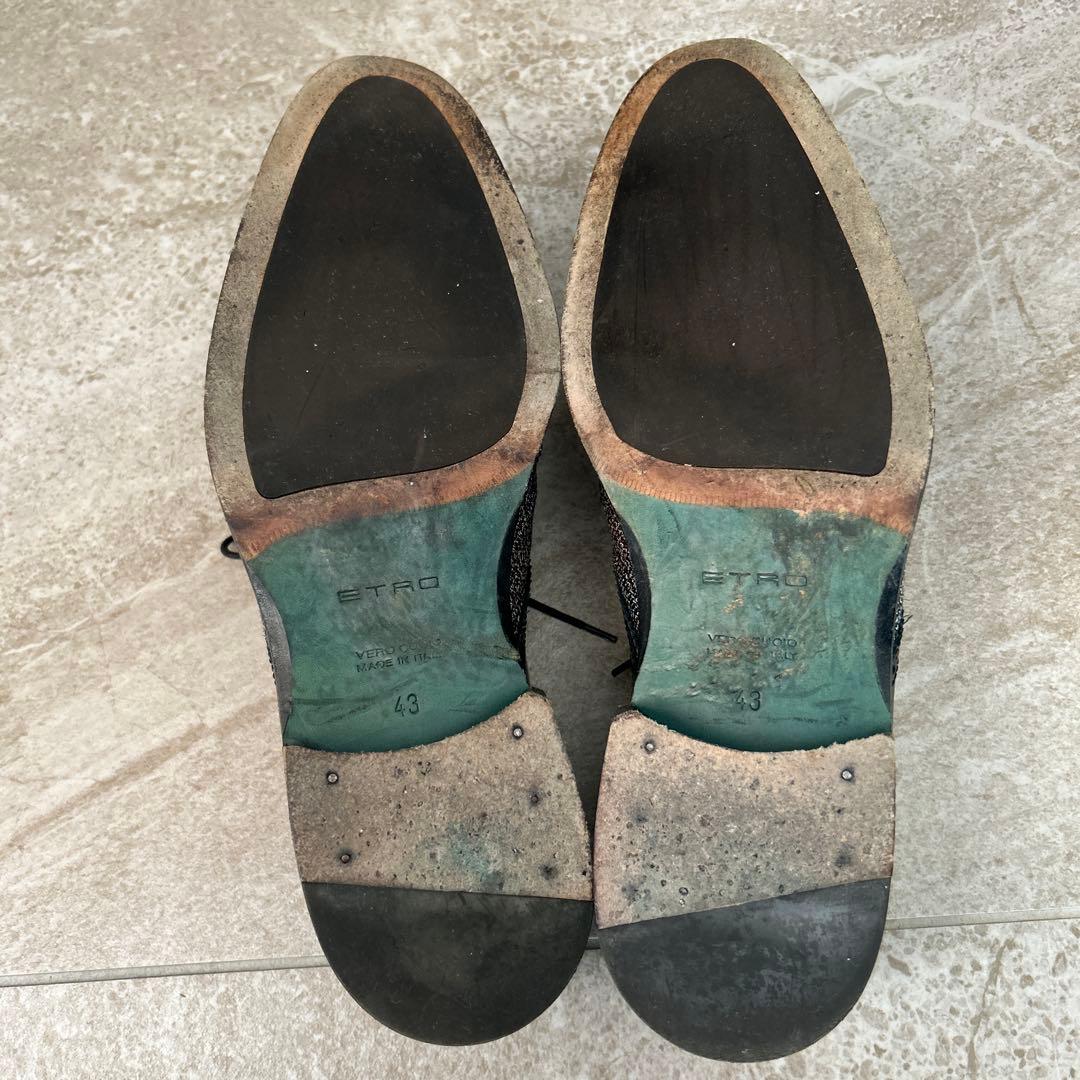 ETRO ウイングチップスタイルドレスシューズ　43インチ