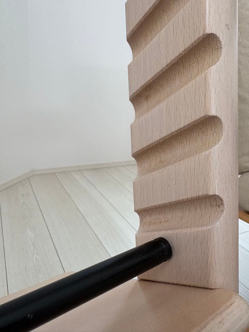 ストッケ　トリップトラップ　ホワイトウォッシュ　ベビーセット付　S/N6