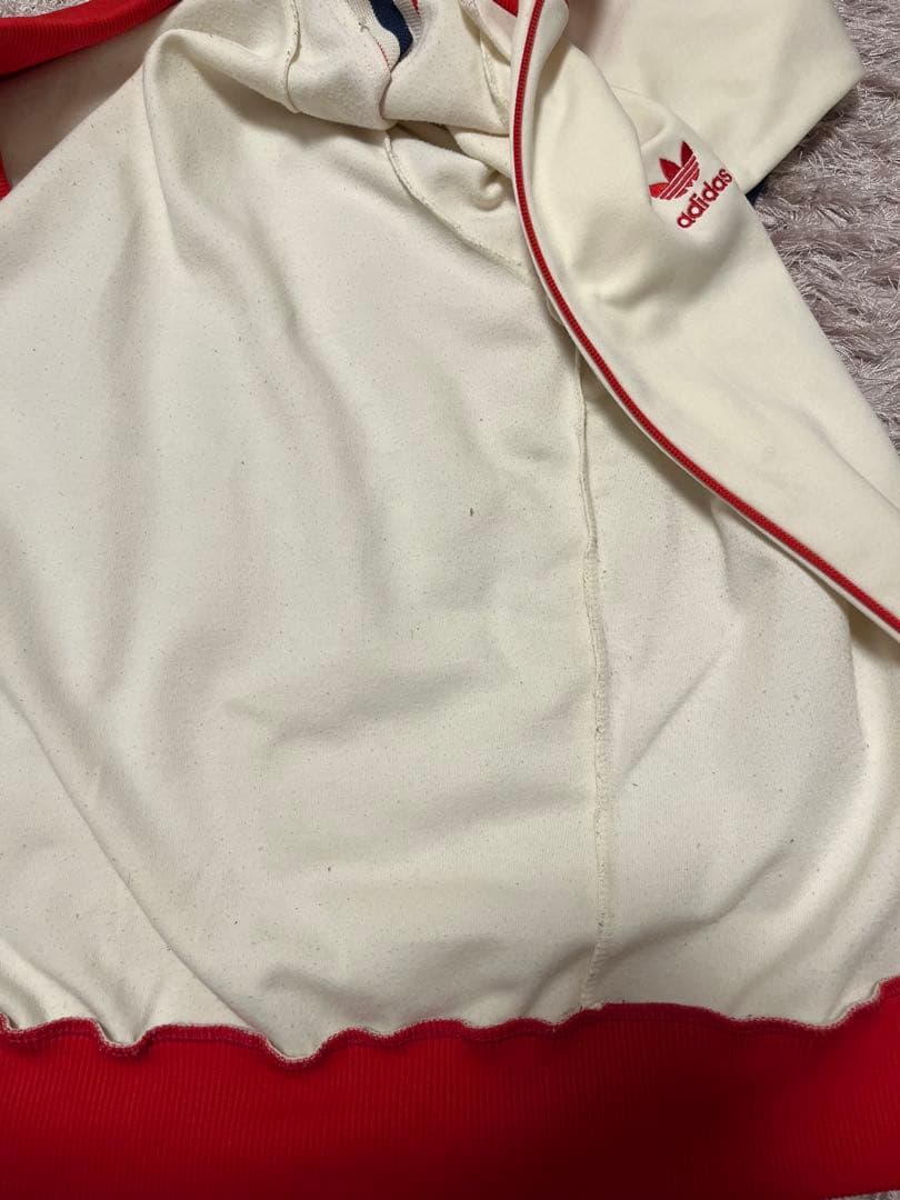 織*氏様 【希少】adidas 80s トラックジャケット デサント製 クリーム