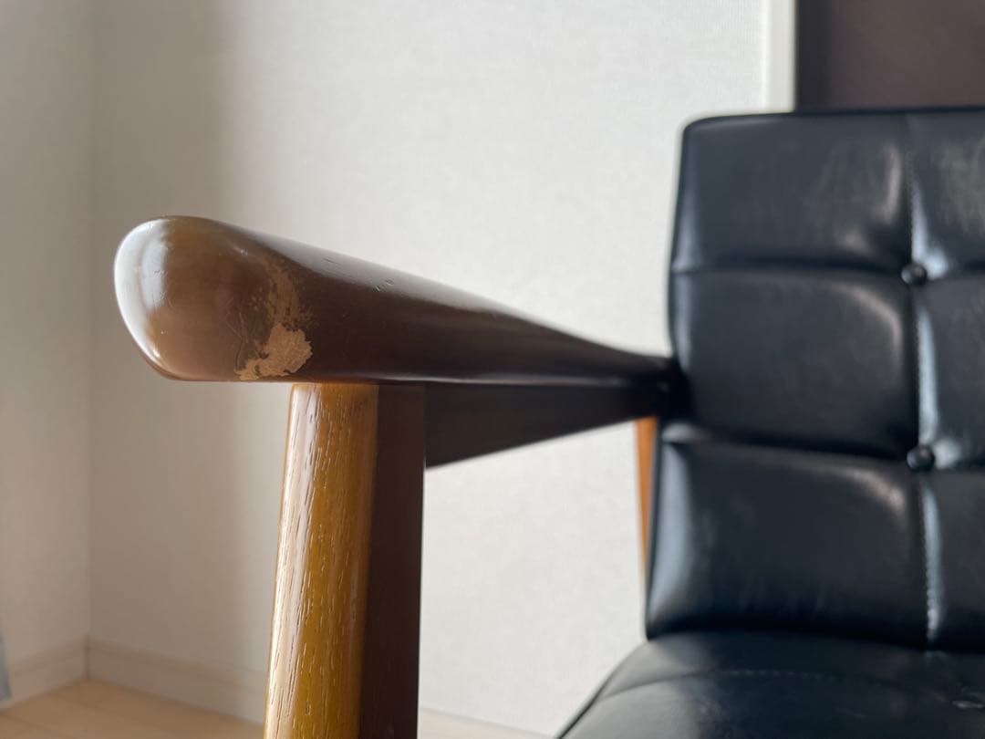 カリモク60 Kチェア　2シーター　スタンダードブラック