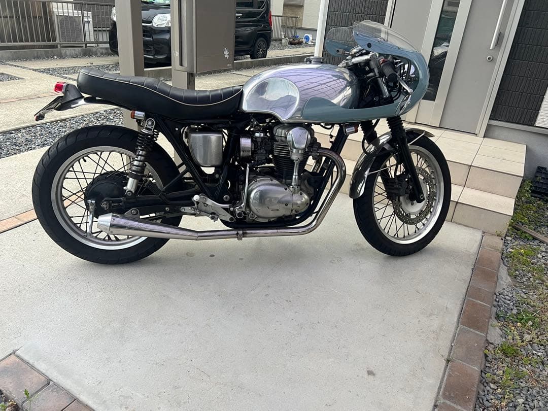 sr400 BSAアルミタンク　デイトナ